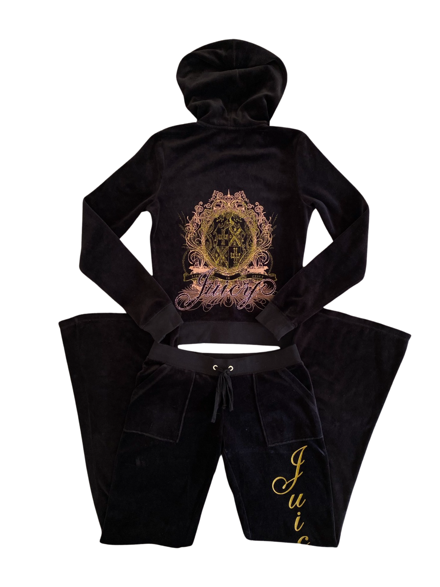 black juicy couture tracksuit