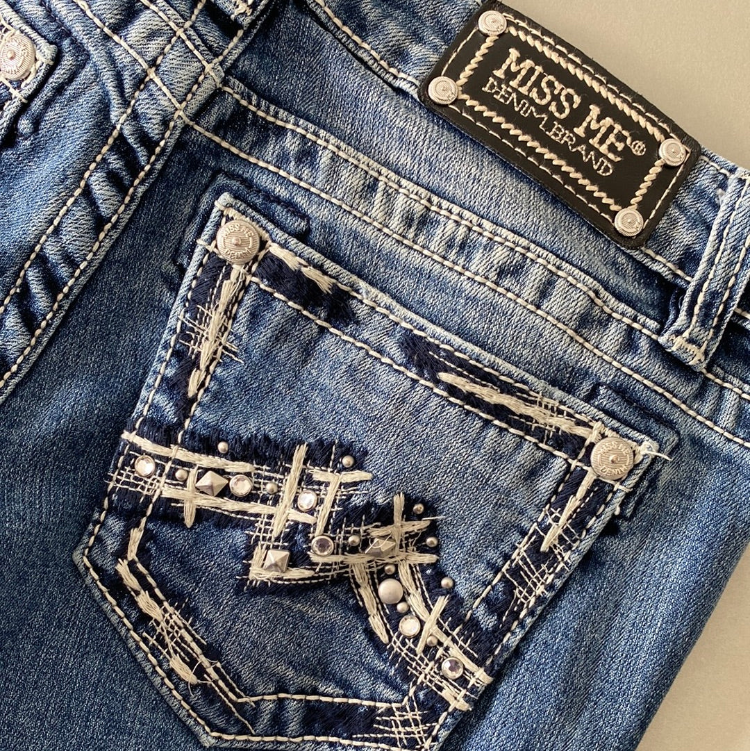 miss me bedazzled bootcut jeans