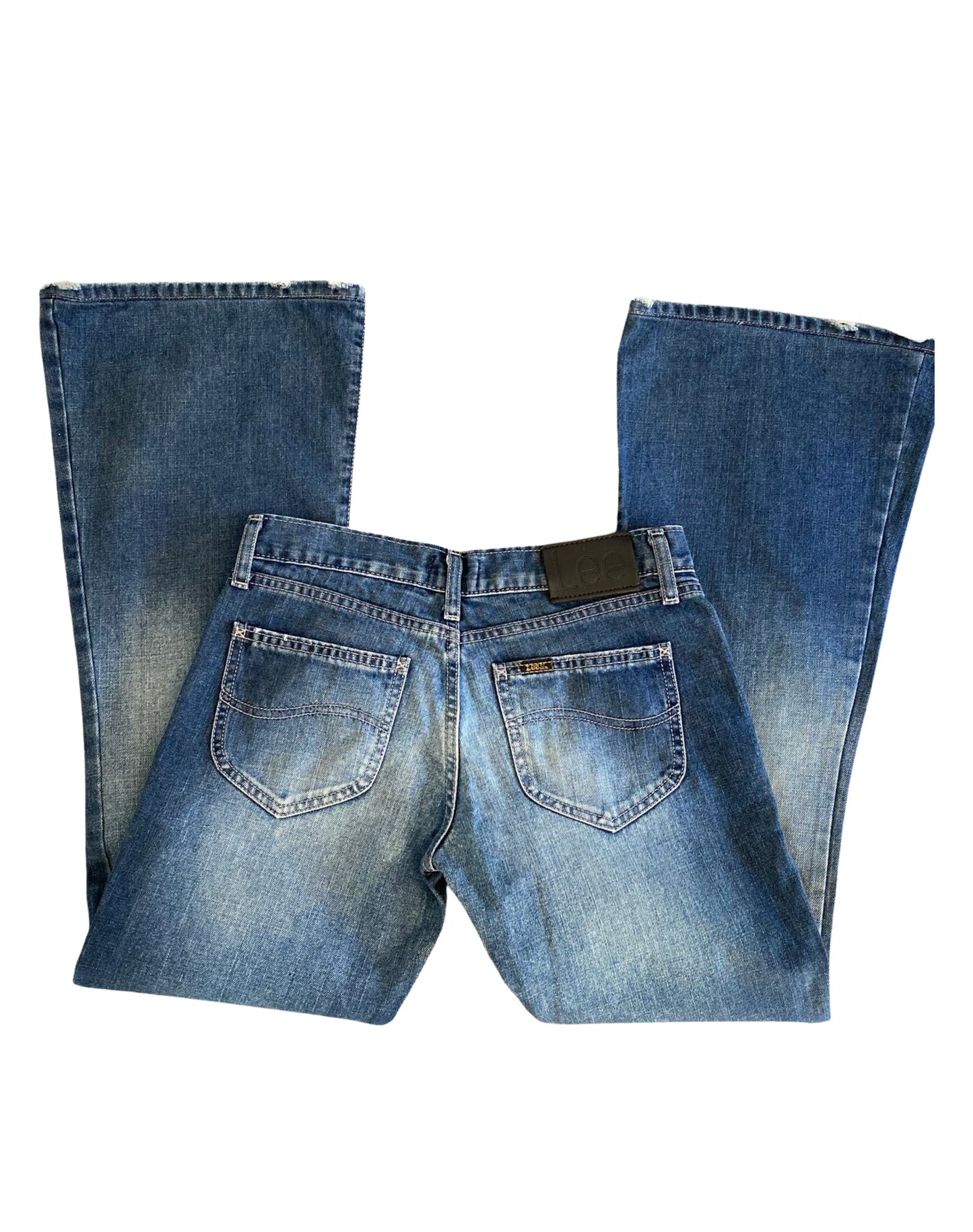 ♡ lee wide flare jeans ♡