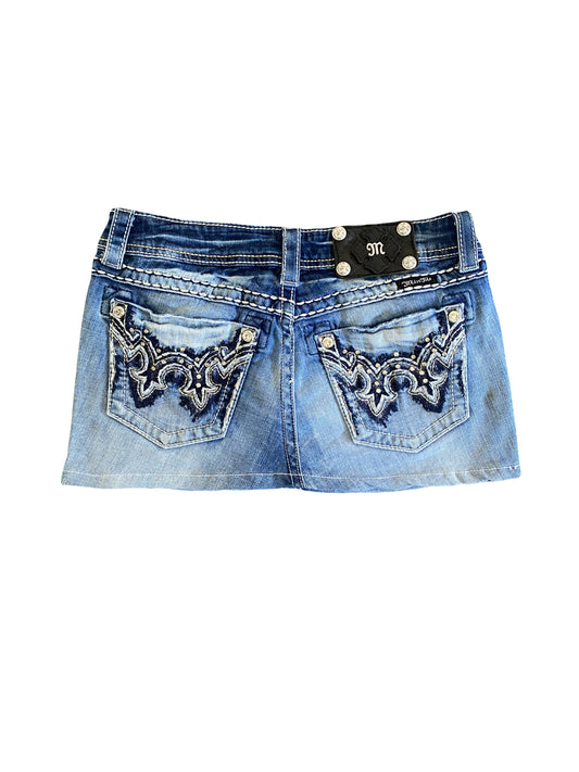 miss me denim mini skirt