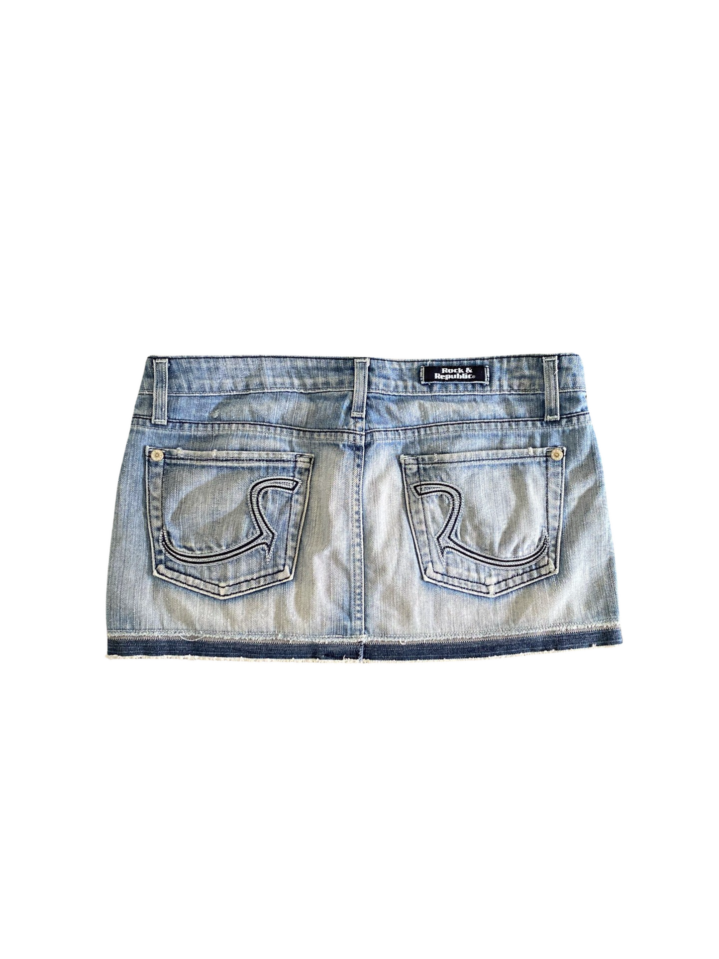 ♡ rock republic denim skirt ♡