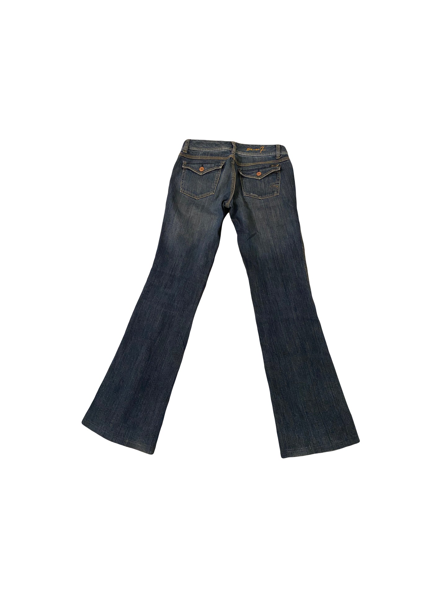 y2k low rise flare seven7 jeans