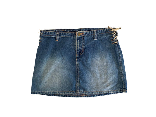 mudd denim mini skirt