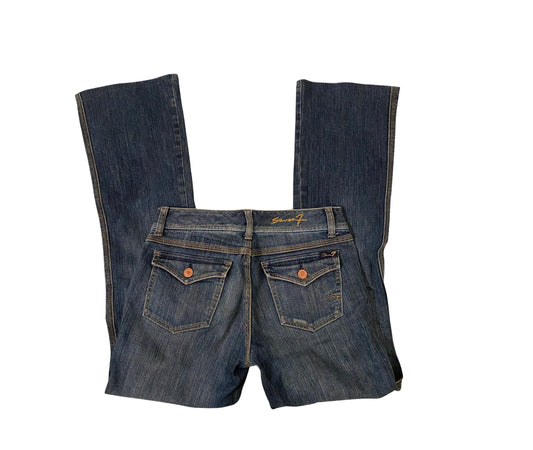 y2k low rise flare seven7 jeans