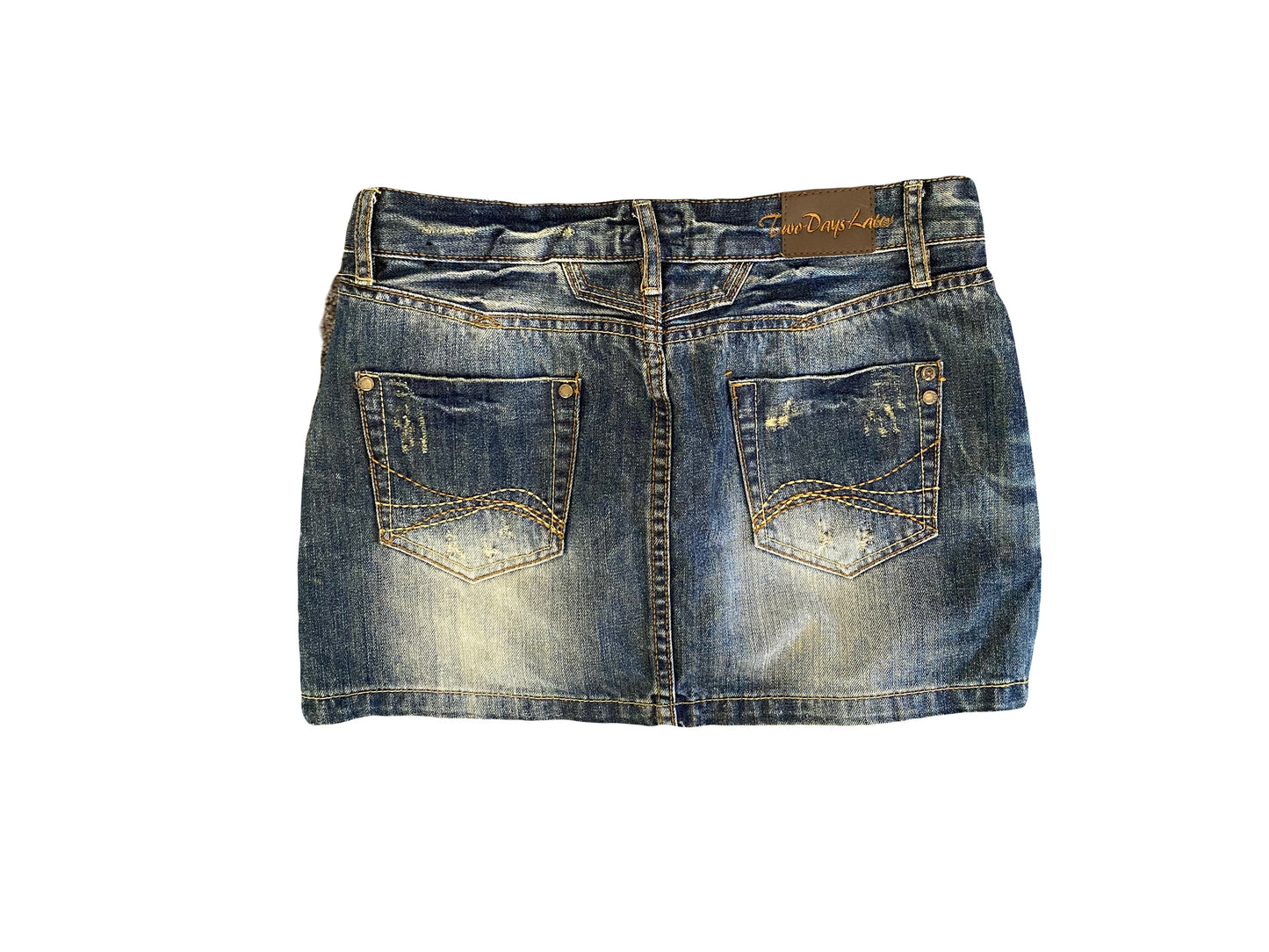 two days later denim skirt