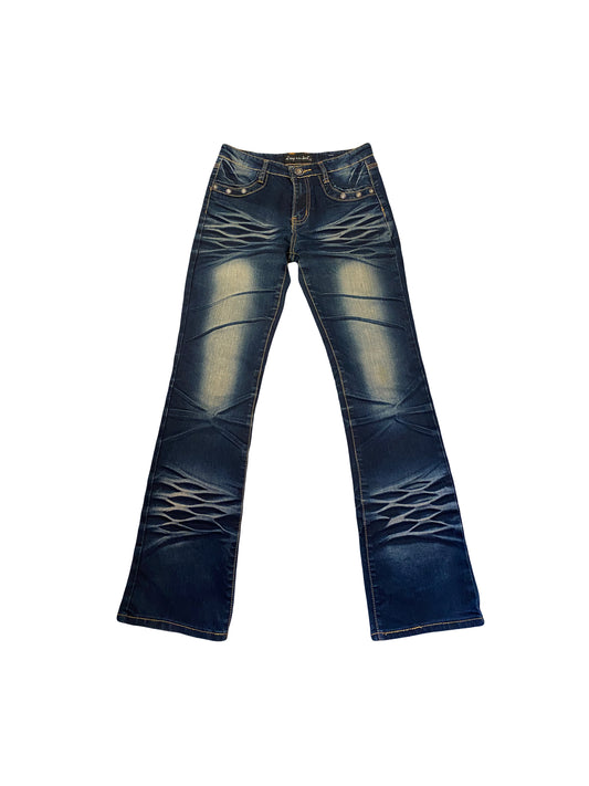 ♡ super cool low rise flare jeans ♡