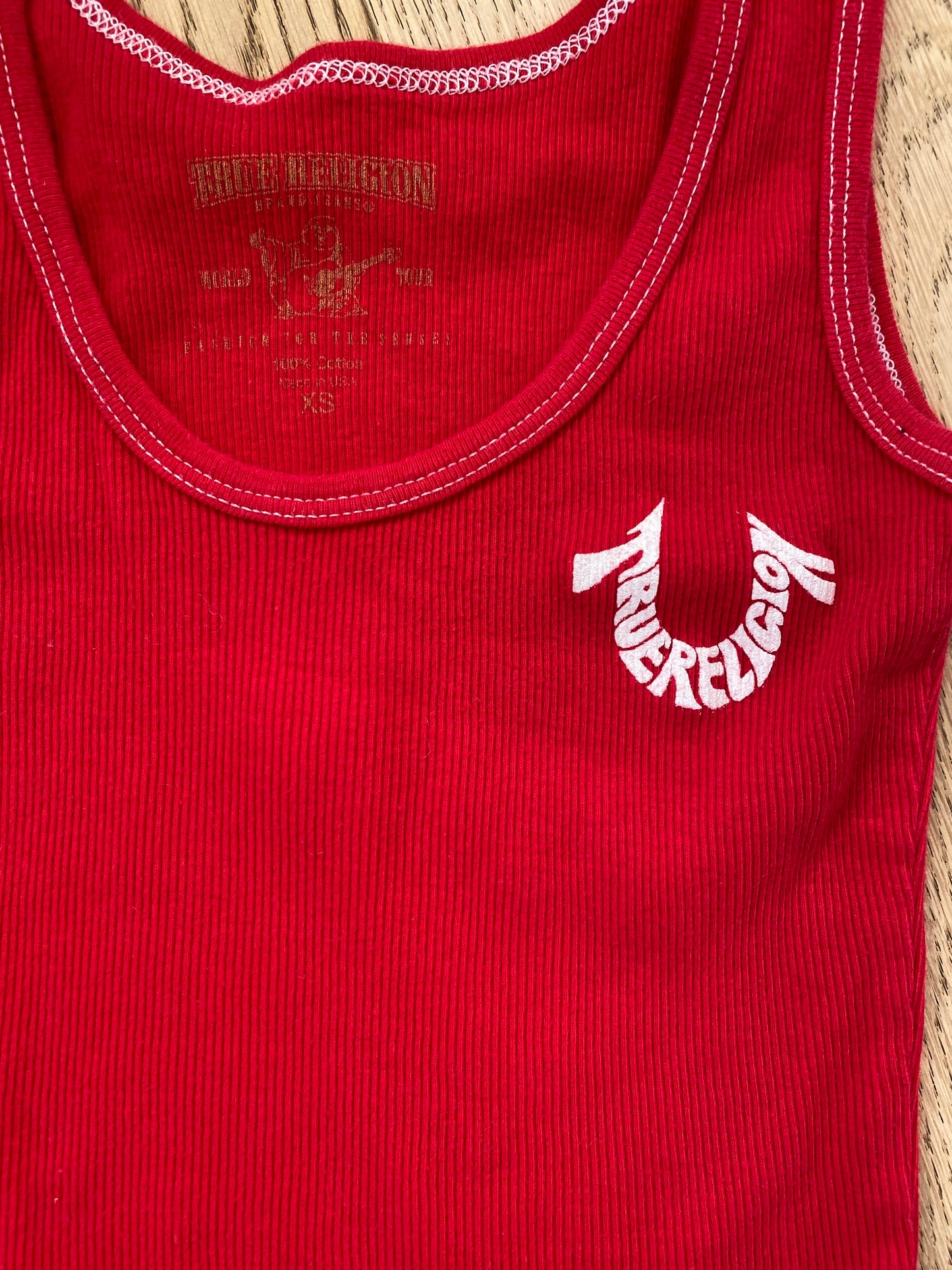 true religion ribbed tank