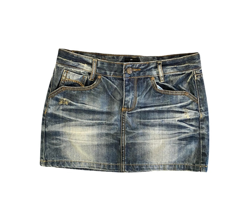 two days later denim skirt