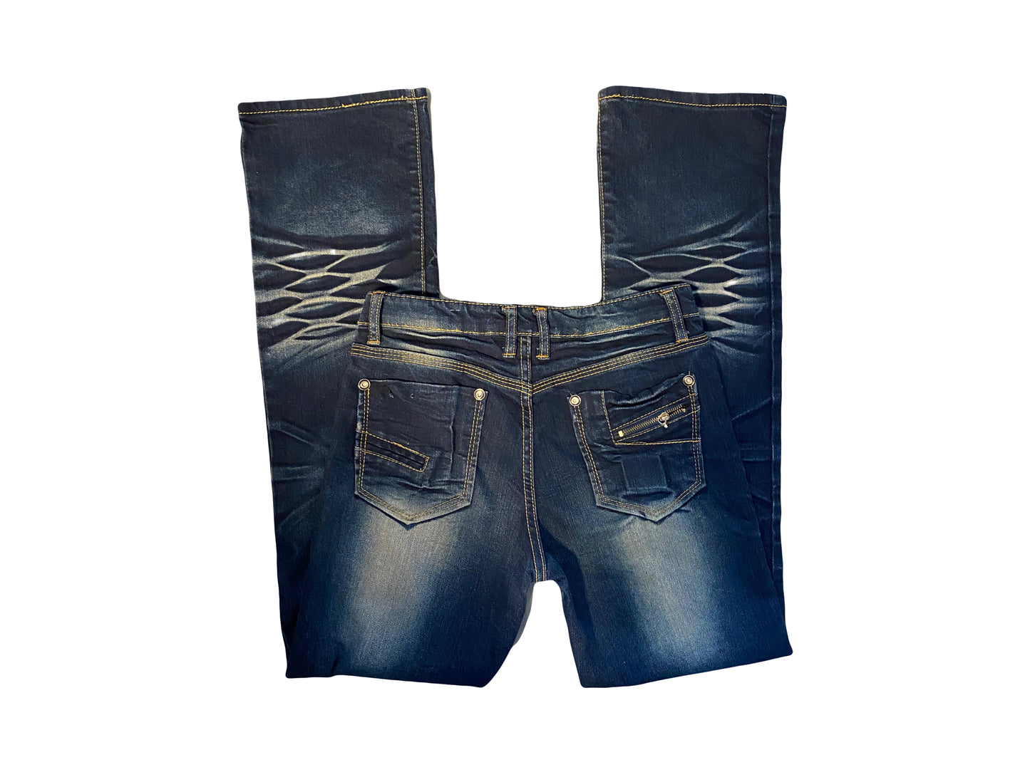 ♡ super cool low rise flare jeans ♡