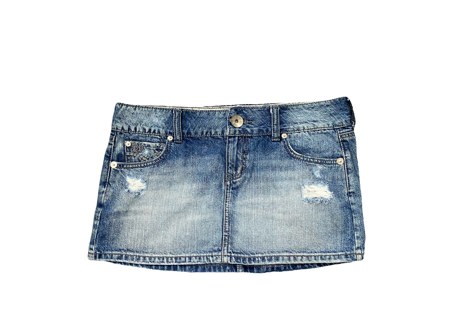 hint denim mini skirt