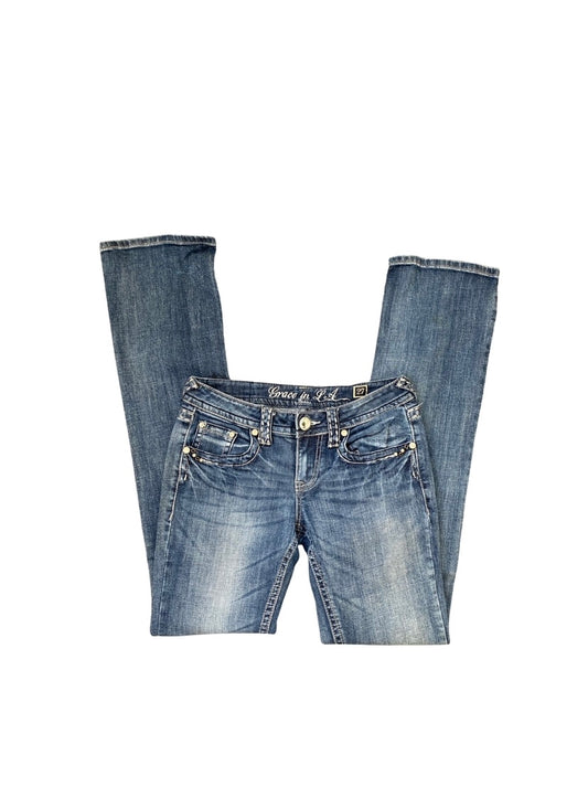 grace in la low rise jeans