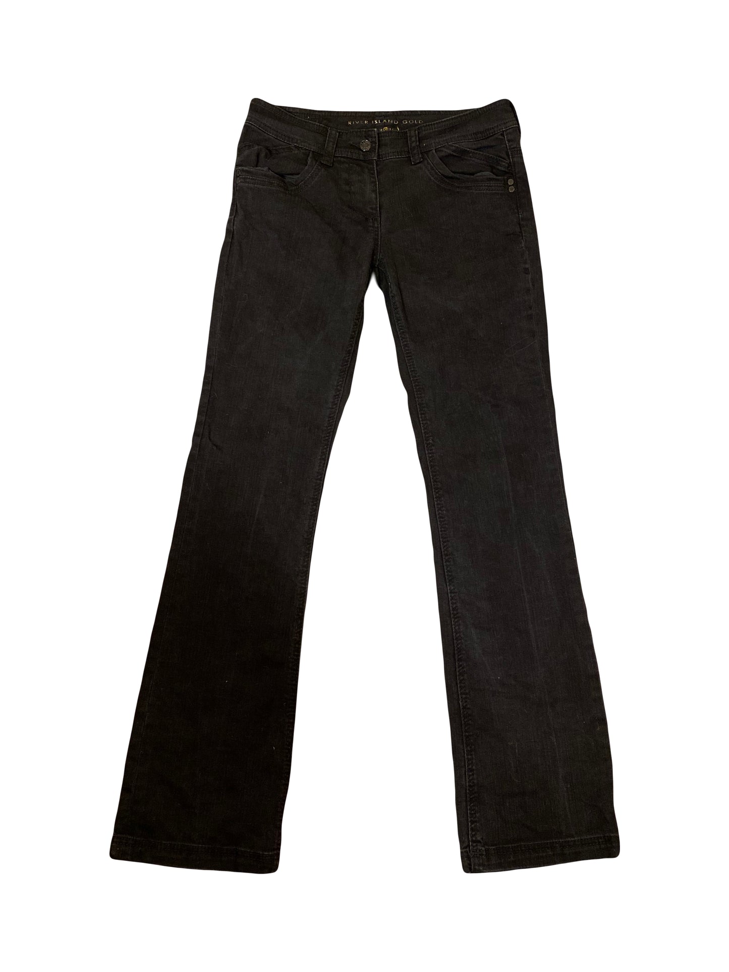 ♡river island black low rise jeans ♡